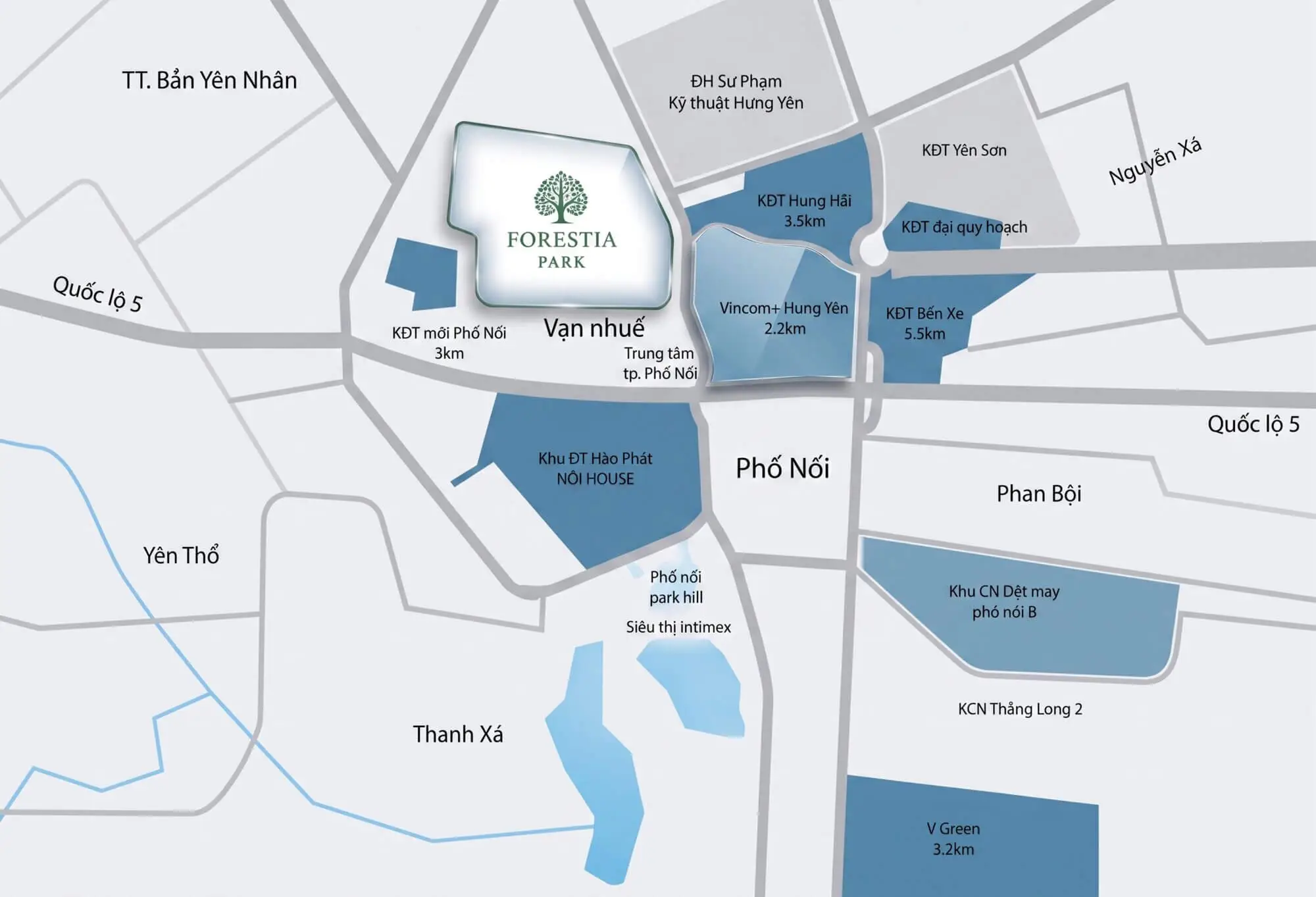 Vị trí dự án Forestia Park